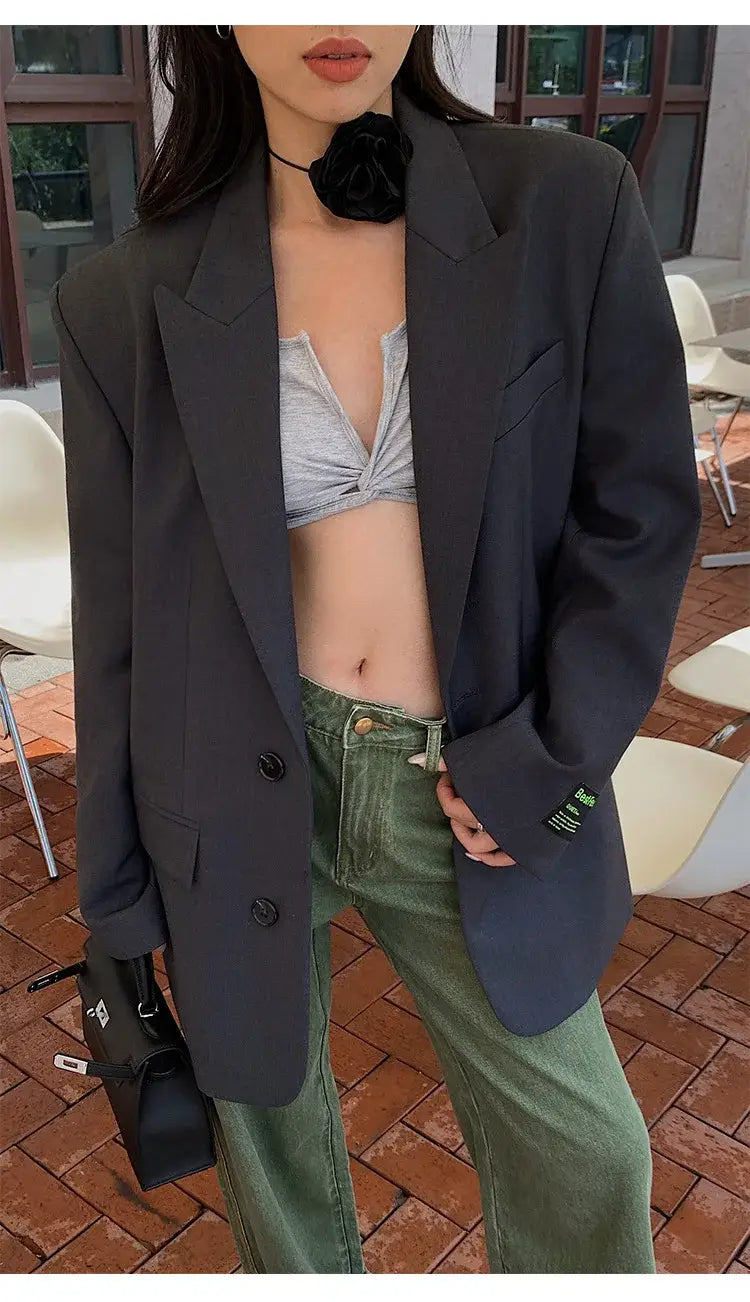 Women’s Loose Retro Small Suit