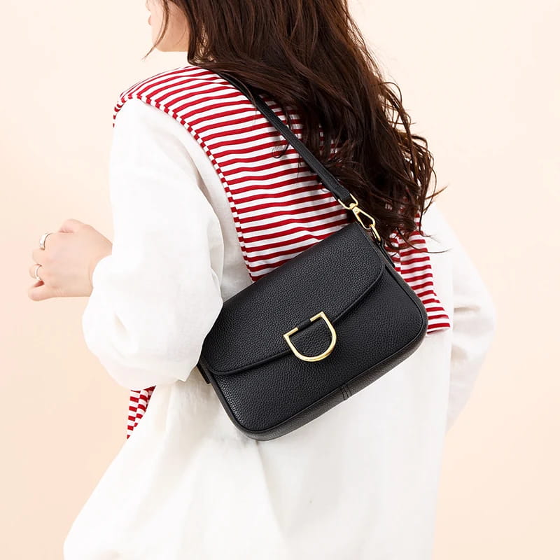 Women Real Cow Leather Handbag Crossbody Bag