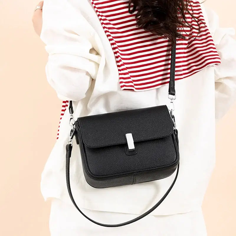Genuine Leather Women Crossbody Bag