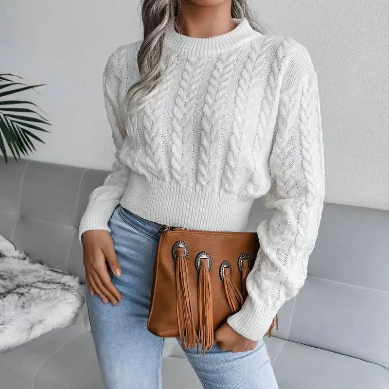 Twists Knitted Pullover