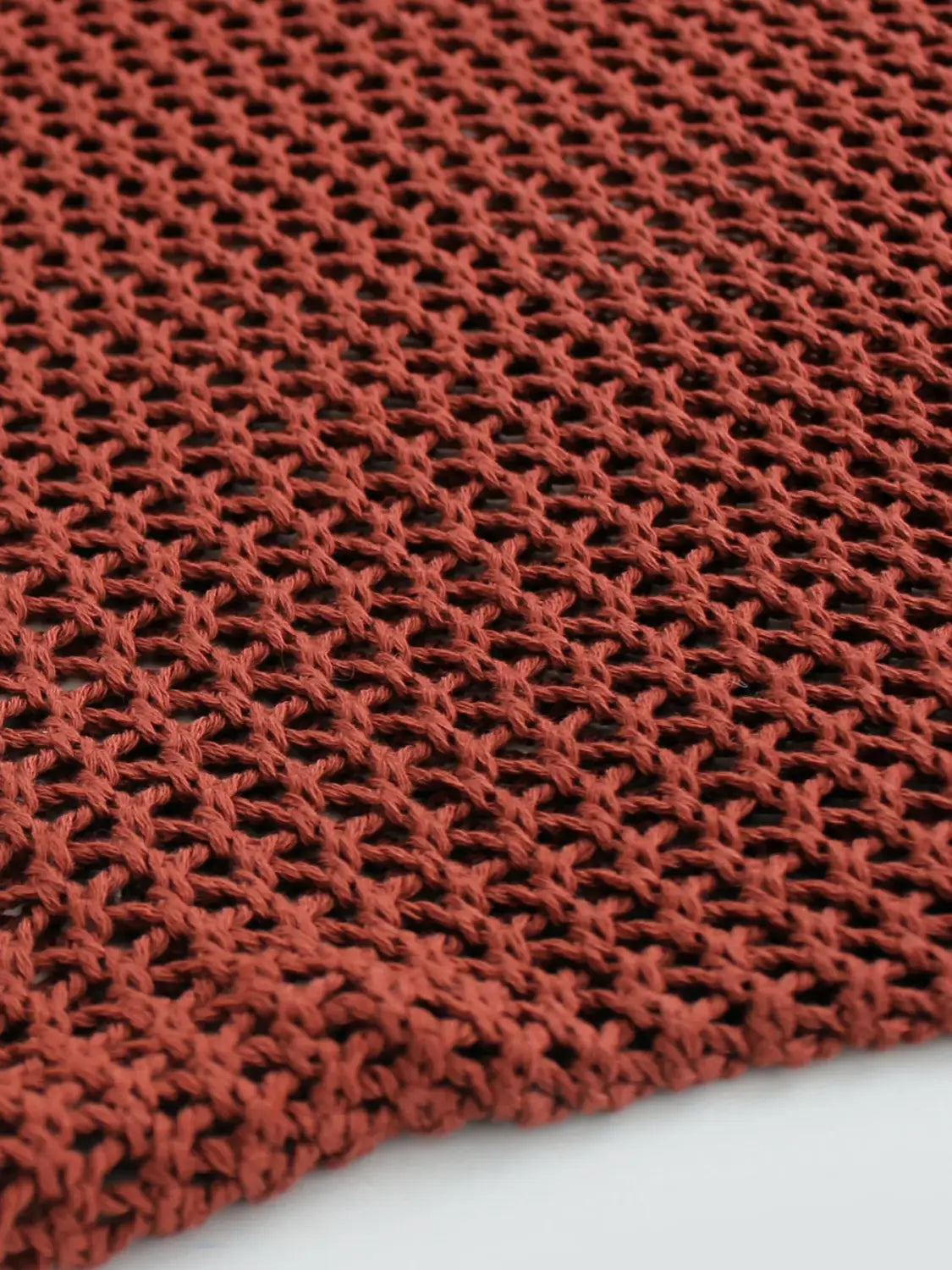 Women’s Knitted Short Skirt with Hollow Straps and Slit Beach Cover Up