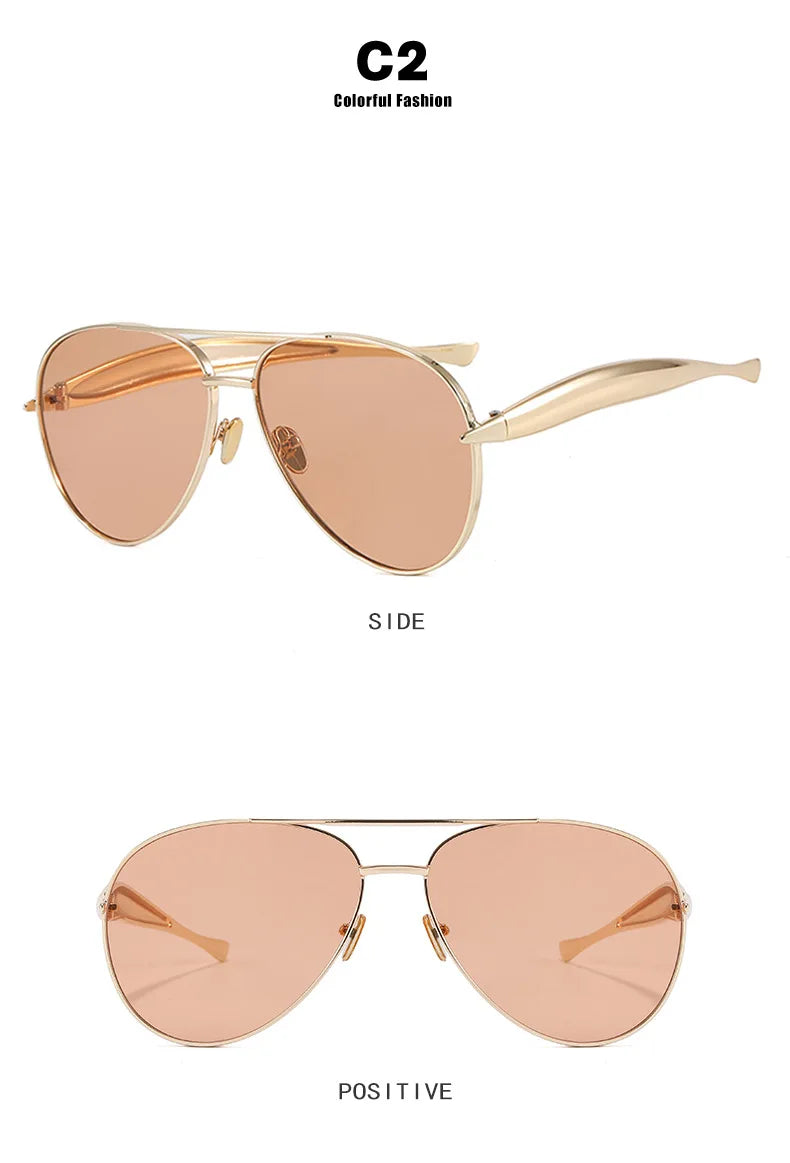 Women’s Oversized Pilot Sunglasses