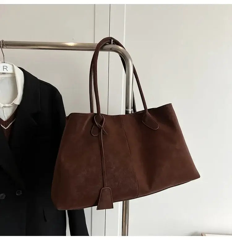 Faux Suede High Quality Handbag