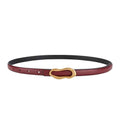 Retro Gold Buckle Genuine Leather Belt for Women