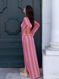 Women Deep V Neck Casual Bohemian Maxi Dress - Norellé