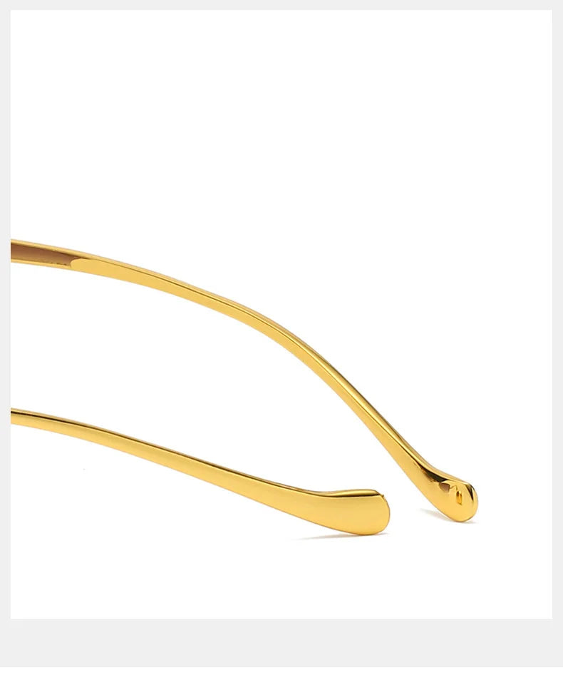 Rimless Square Sunglasses Woman