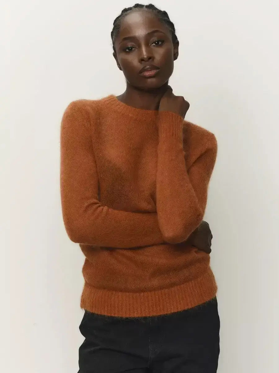 Women’s O-neck Elegant Slim Fit Sweater