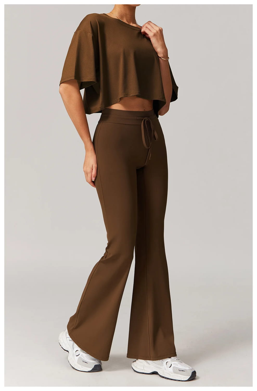 Yoga High Waist Bell-bottoms Breathable Leggings