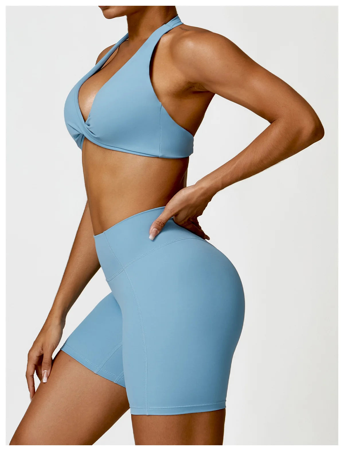 Women Seamless Yoga Set 2PCS Gym Workout Clothes for Female