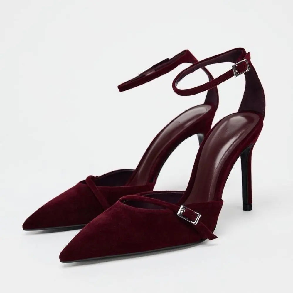 Women’s Shoes With Velvet Effect