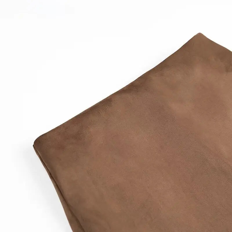 Women High Waist A-line Culottes Mid-waist Hidden Zipper Pocket Mini Skirt Shorts