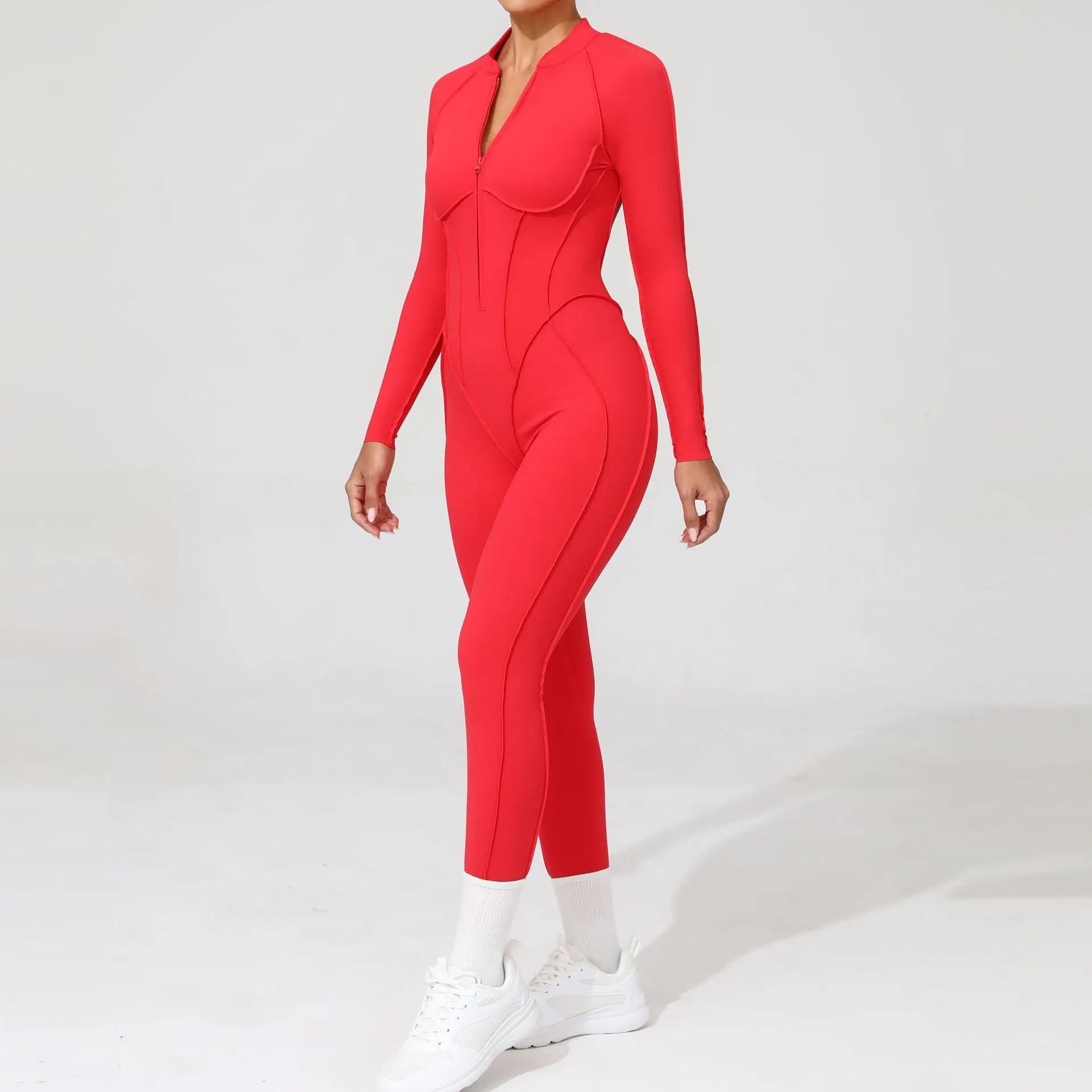 Women One Piece V Back Tracksuit