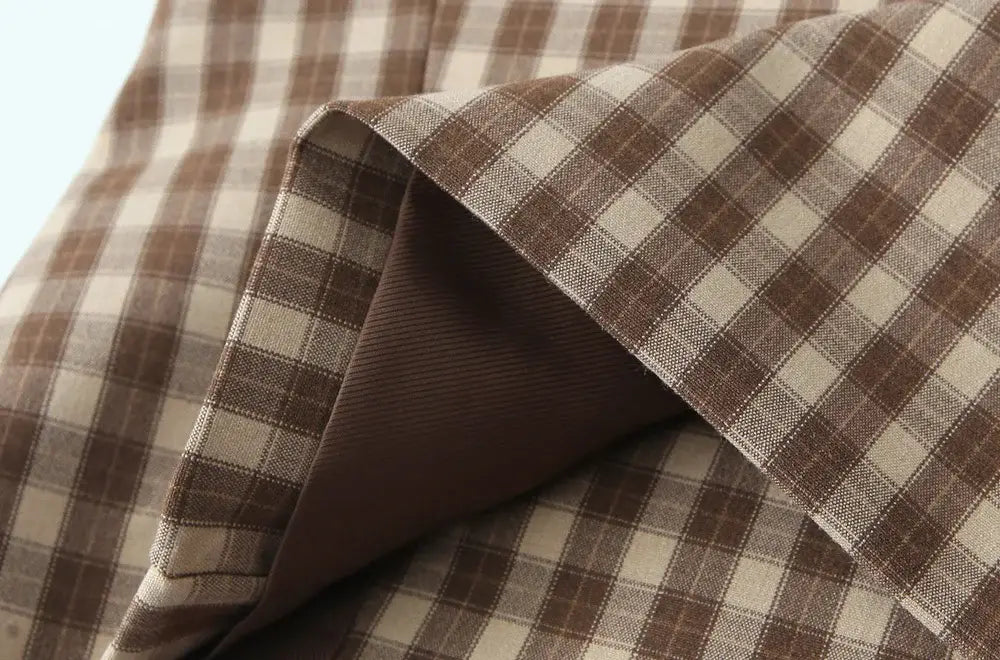 Women’s Waistcoat Top And Mid-Waist Side-Zip Pleated Skort Two-Piece Set