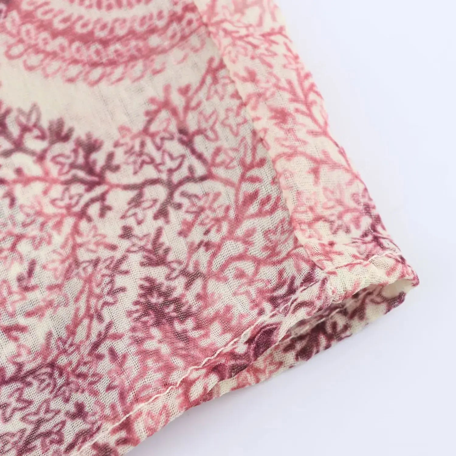 Women’s Half Skirt Retro Printed Elastic High Waist