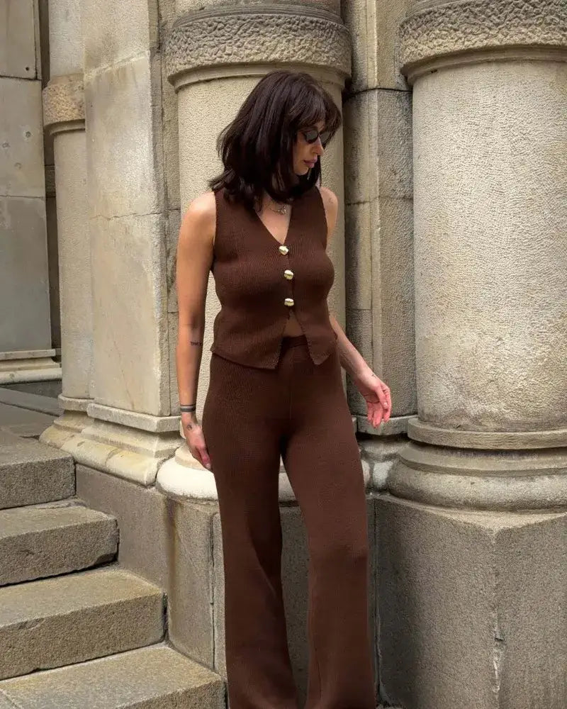 Knit Pant Sets Women