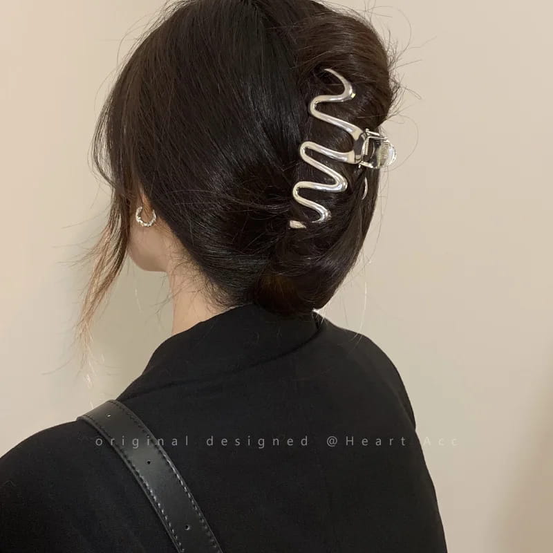 Thick Hair Accessories Geometric Big Shark Hairpin