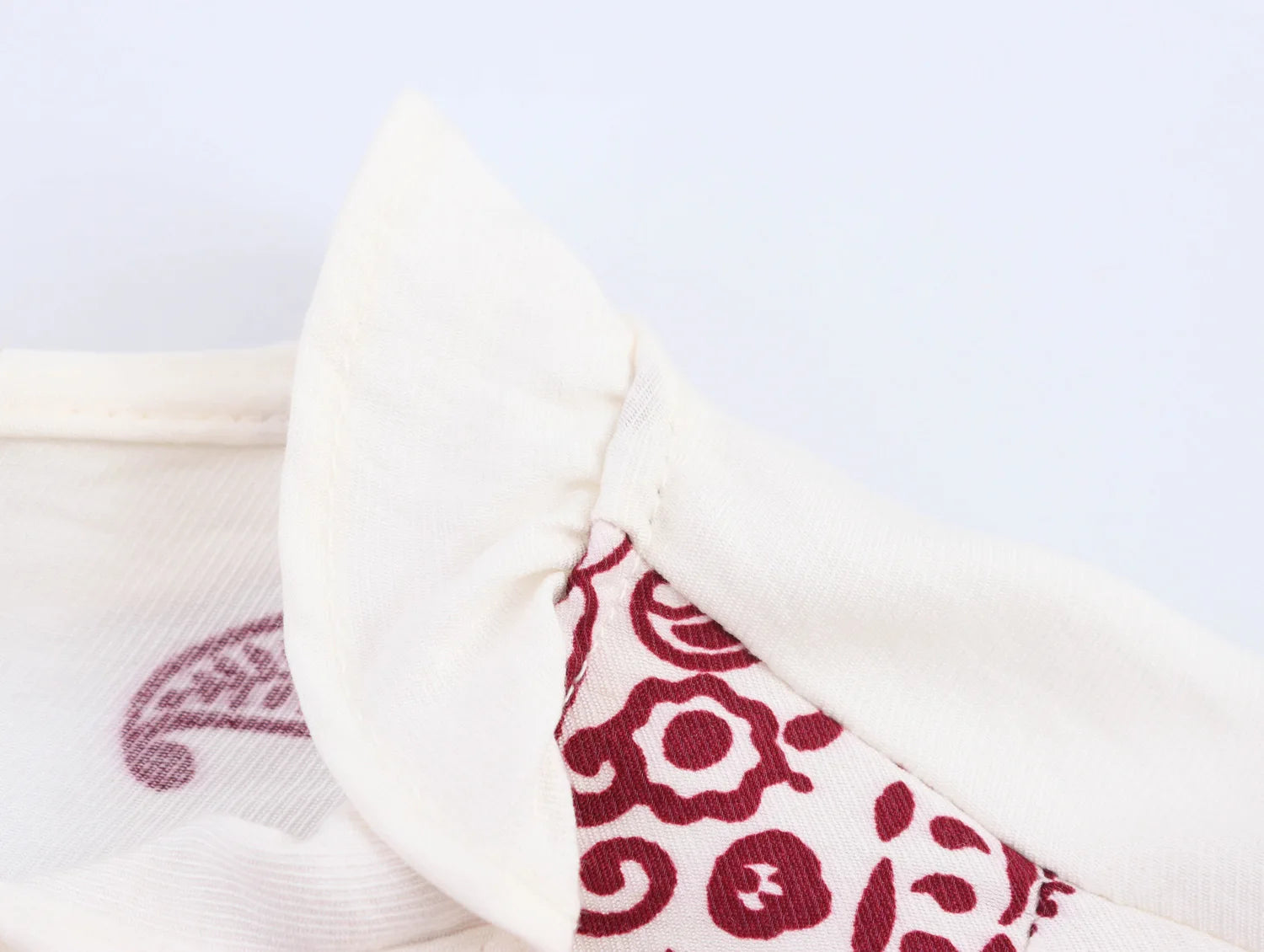 Women’s Printed Tassel Shirt Hollow Loose Stand-up Collar Lantern Sleeve Top