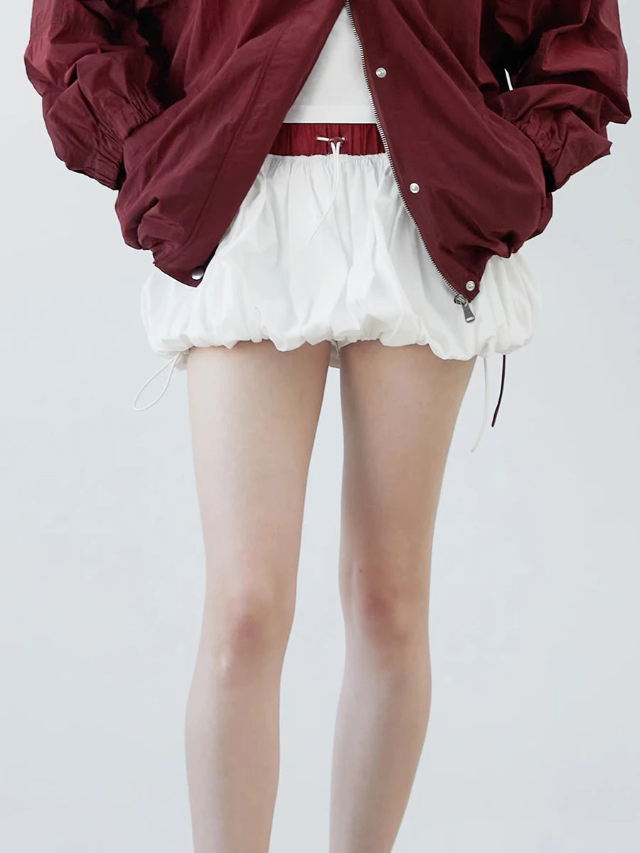 Women Lantern Mini Skirt