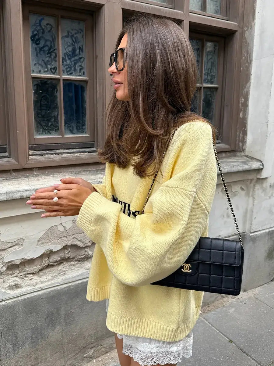 Knitted Sweater Autumn and Winter Women