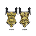 Women's Retro Print Conservative Cover, Thin AB Sunscreen Beach Skirt, Ladies Swimsuit - Norellé