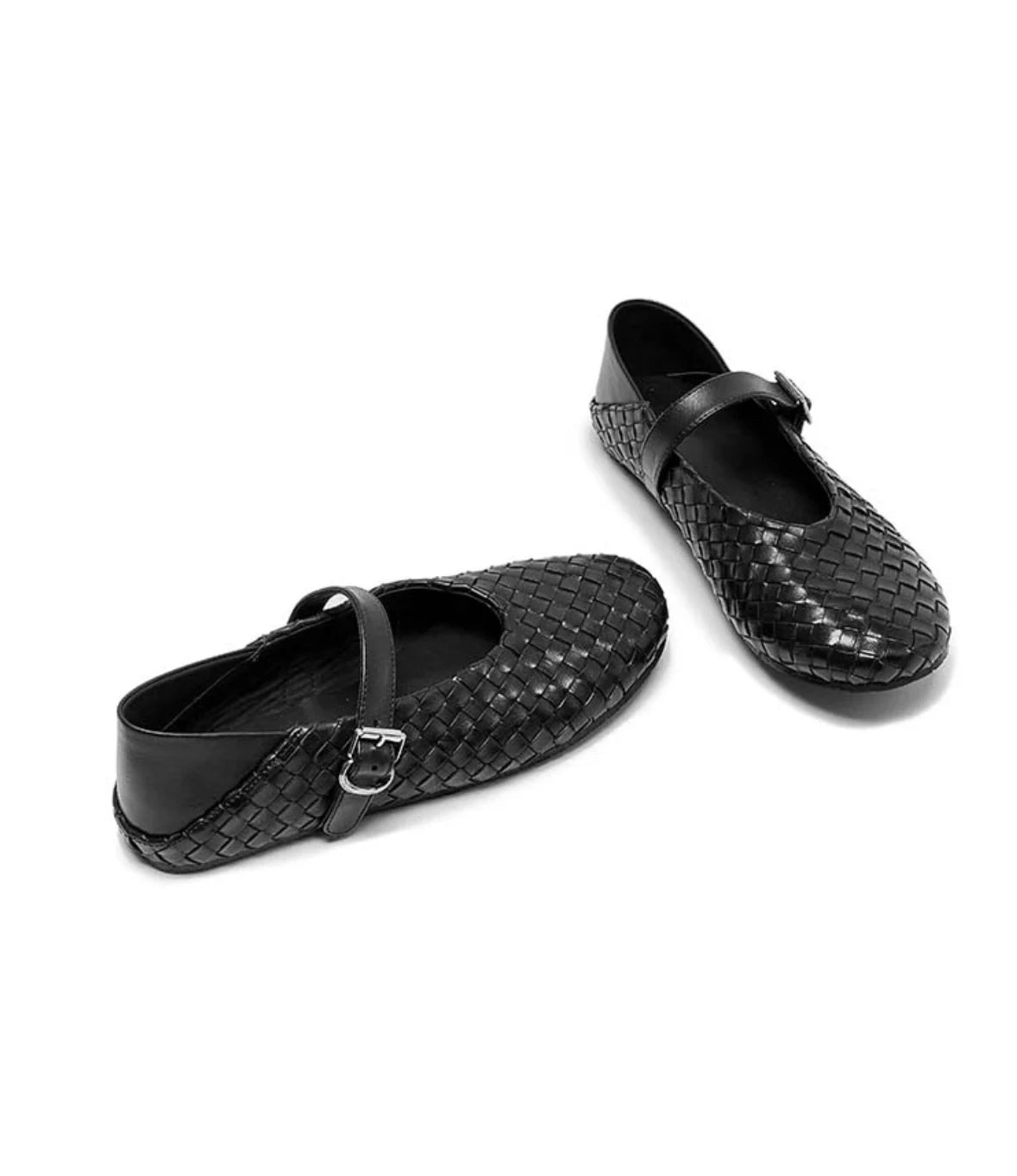 Flat Shoes Women’s Round-toe Ballet Soft Leather