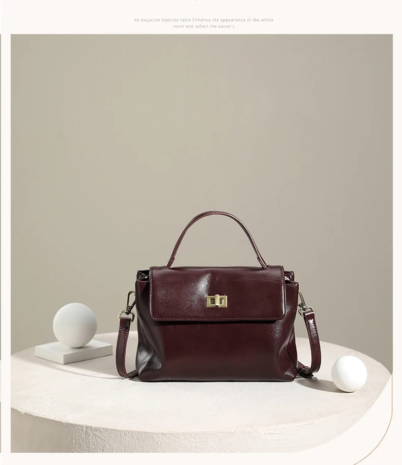 Women Cowhide Genuine Leather Tote Bag