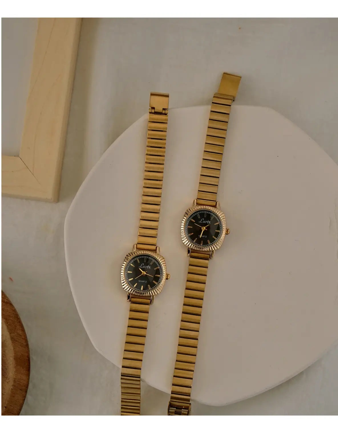Gold Stainless Steel Women’s Watch