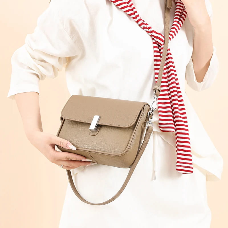 Genuine Leather Women Crossbody Bag
