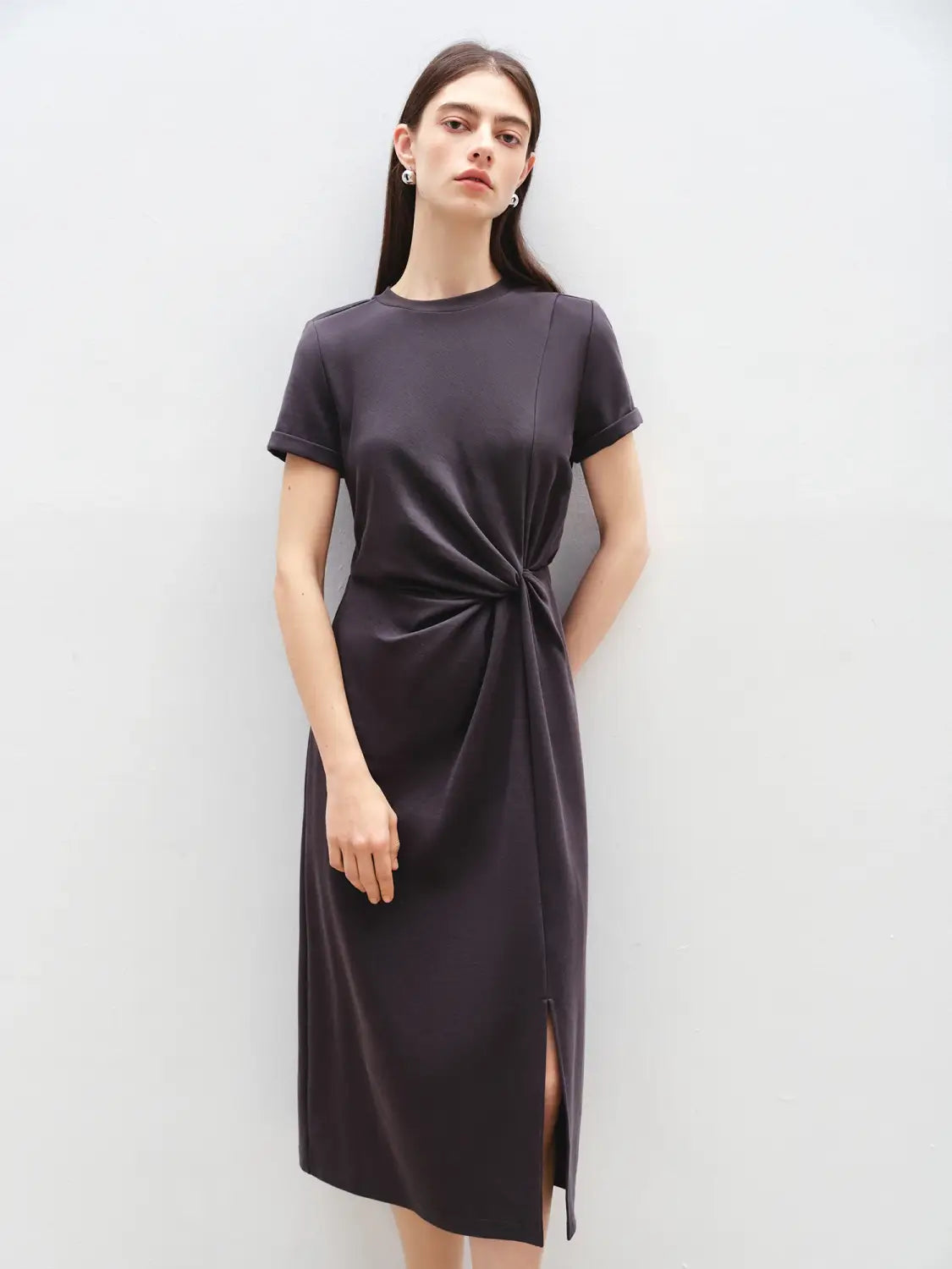 Women Solid Long Dress