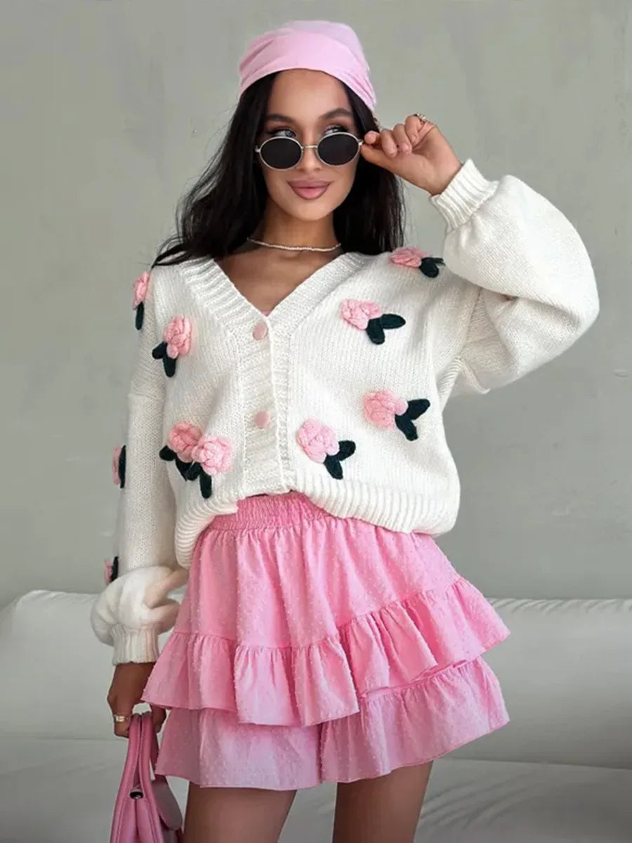 Casual Ruffled Shorts For Women