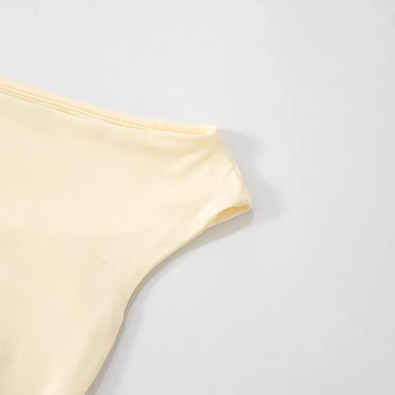 Women’S Solid Color Slant Shoulder Sleeveless Metal Button Short Dress Set