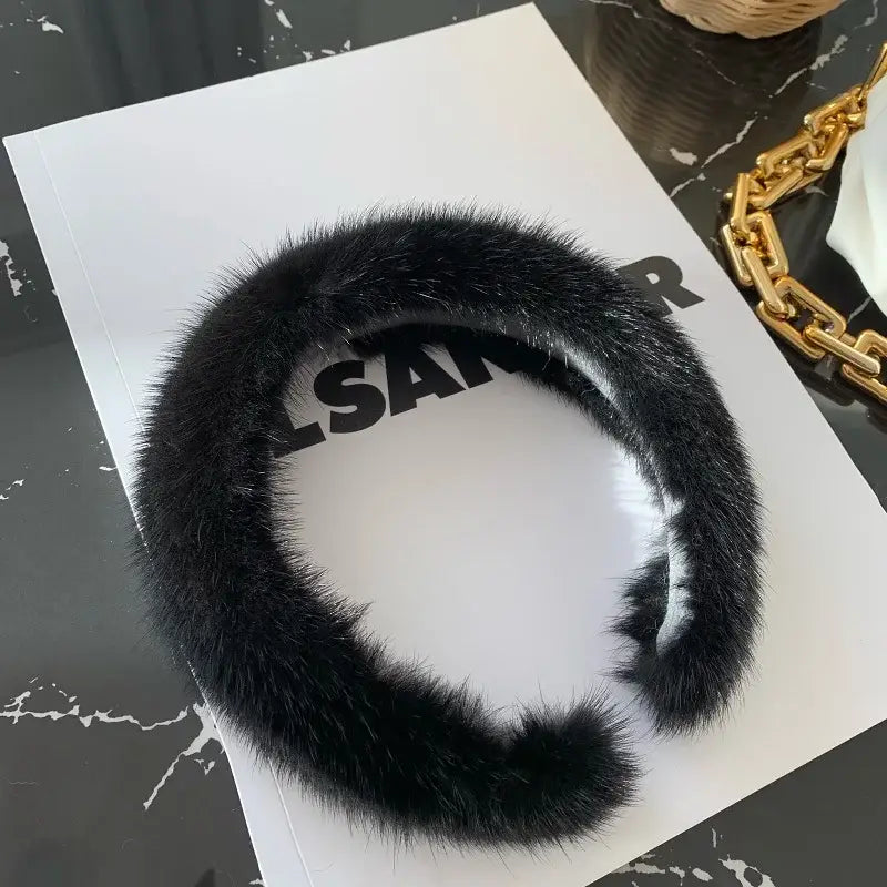 100% Real Mink Fur Headbands