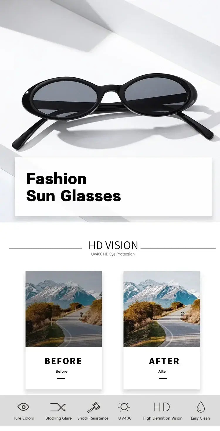 Small Oval Women’s Sunglasses