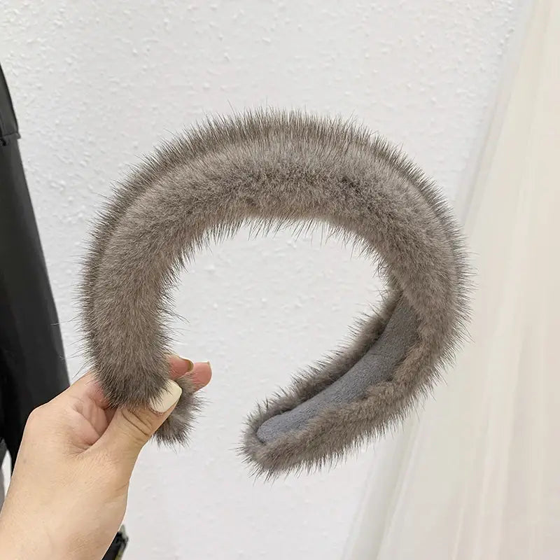 100% Real Mink Fur Headbands