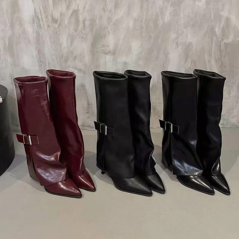 Retro Knee-high Boots