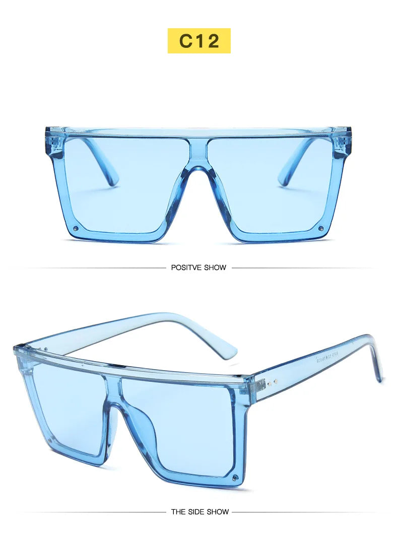 Oversized Square Sunglasses Women