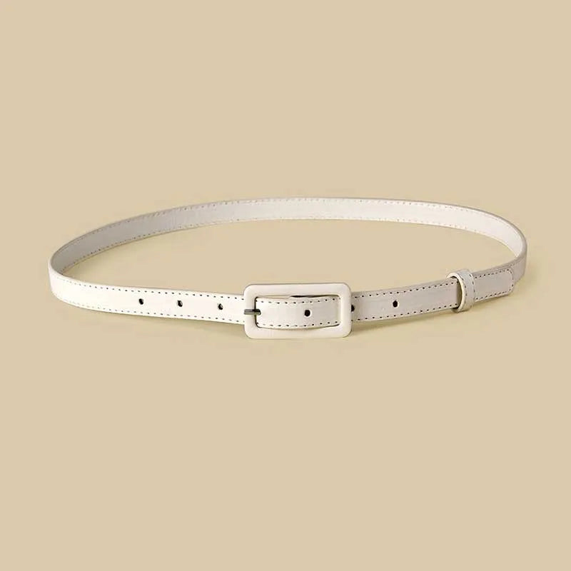 Thin Waistband Pin Buckle Adjustable Belt