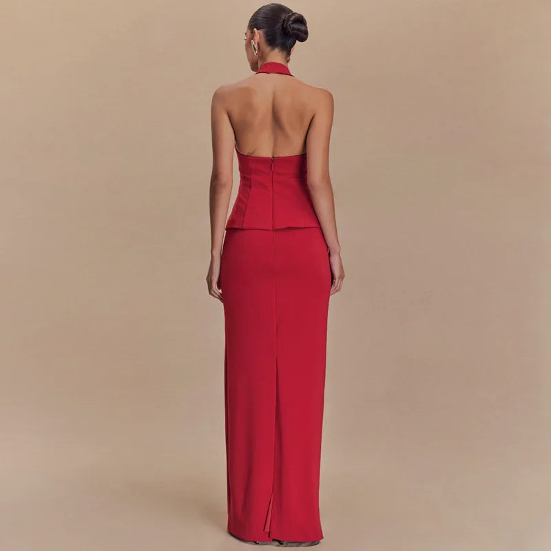 Backless Sexy 2 Piece Sets Women