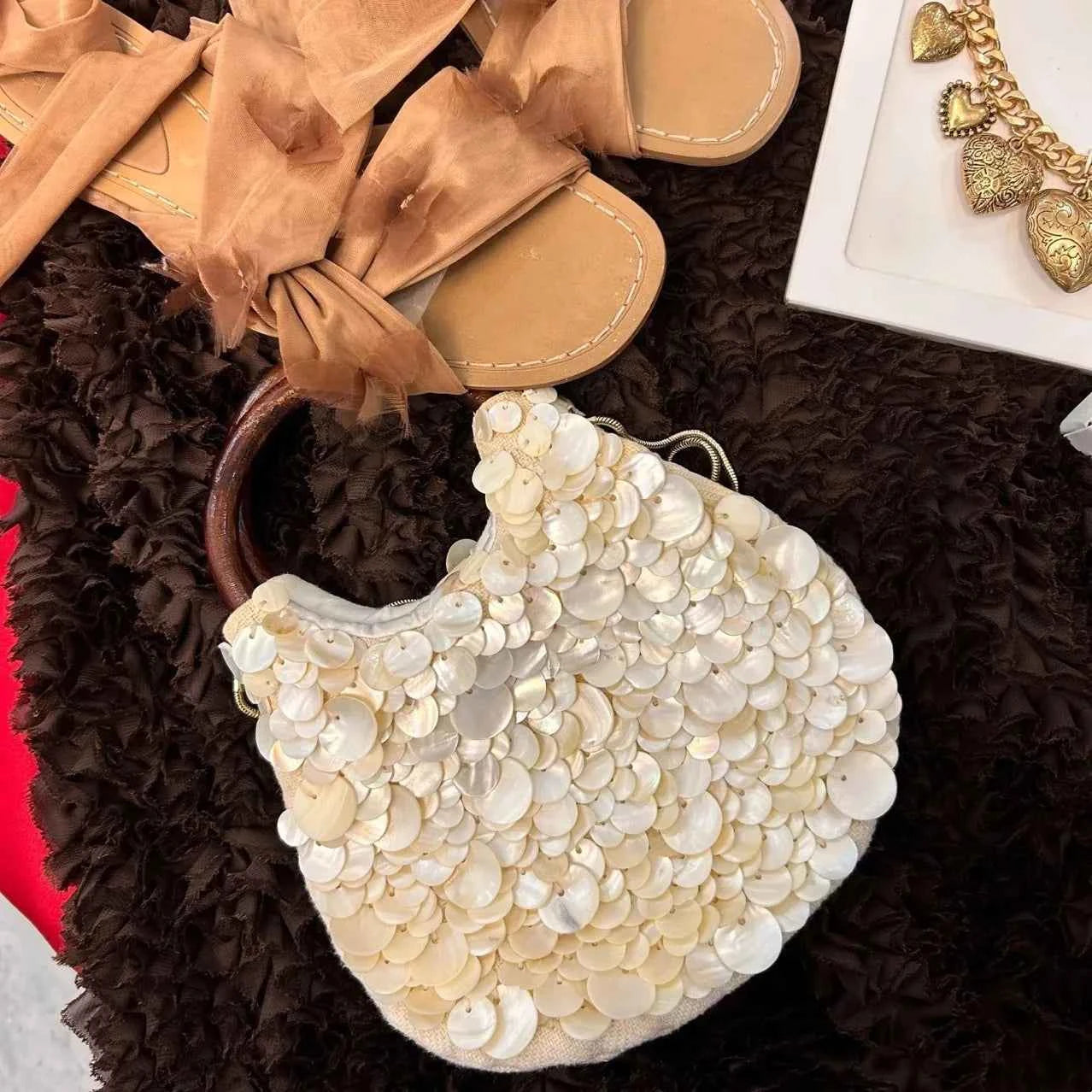 Woven Shoulder Bag for Women