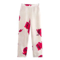 Women's Clothing  Casual Temperament Printed Suit Jacket Pants Set