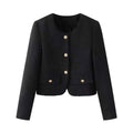 Women Small Fragrant Short Loose Coat