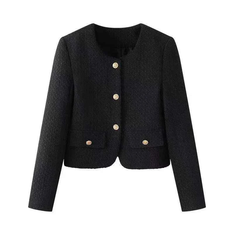 Women Small Fragrant Short Loose Coat