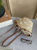 Casual Wicker Woven Basket Bag