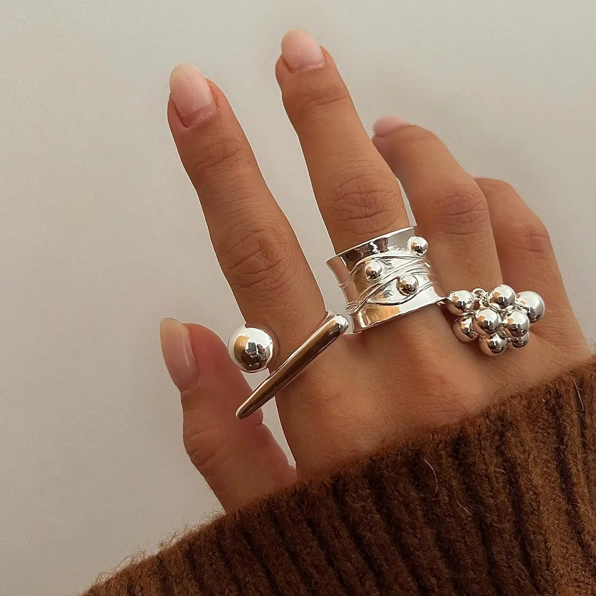 Chic Stainless Steel Personality Minimalist Classy Ring