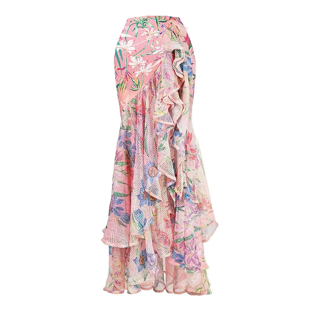 Women's V-Neck Floral Swimsuit - Norellé
