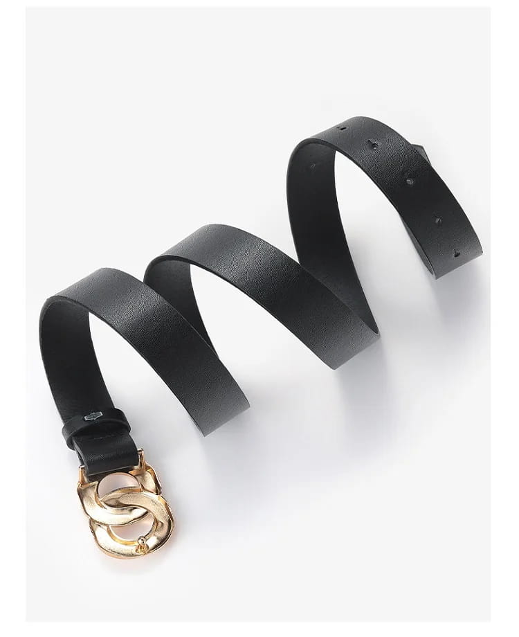 White Black Brown Women’s Trousers Belt High Quality