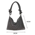 Women Shiny Rhinestone Dinner Bag