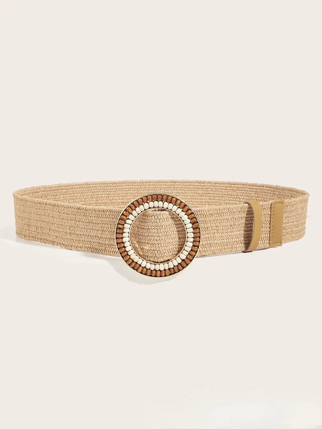 Vintage PP Grass Woven Belt for Women