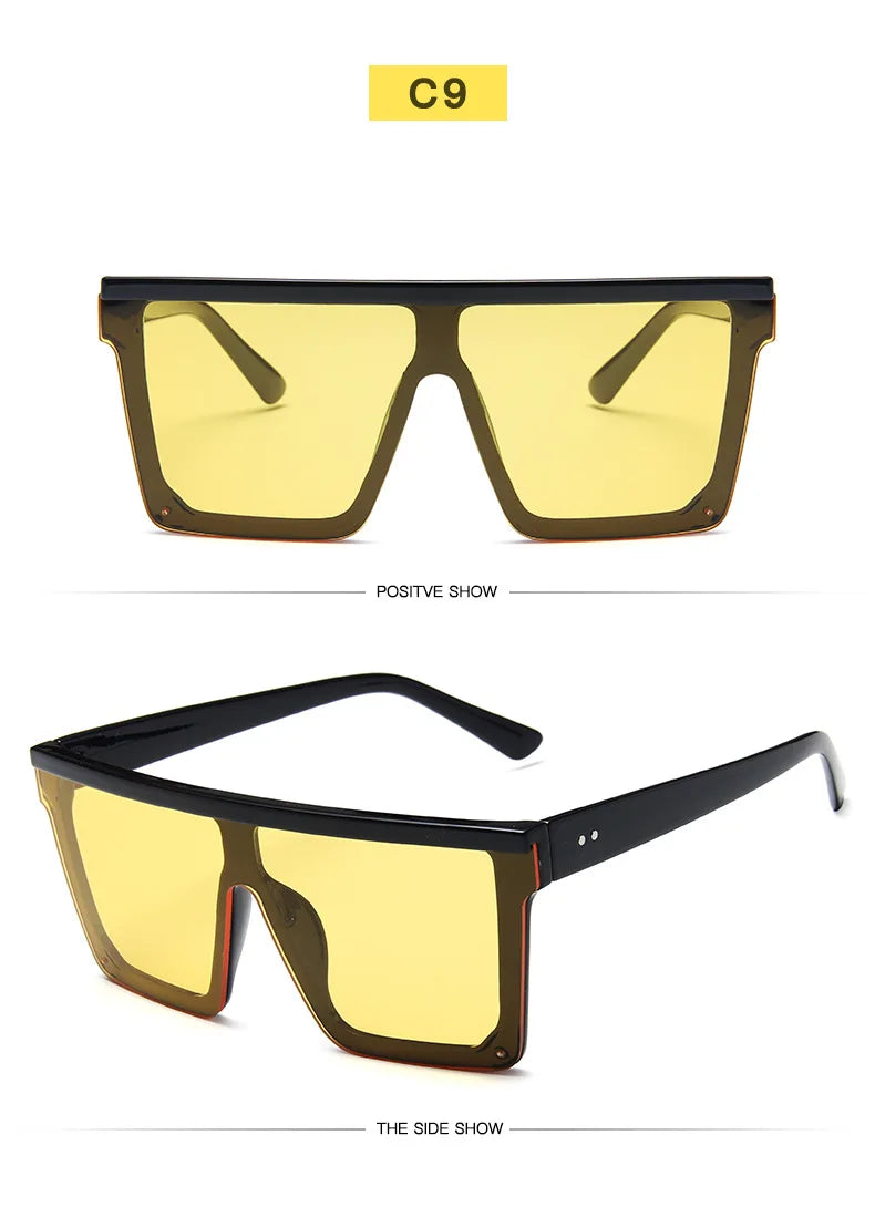Oversized Square Sunglasses Women