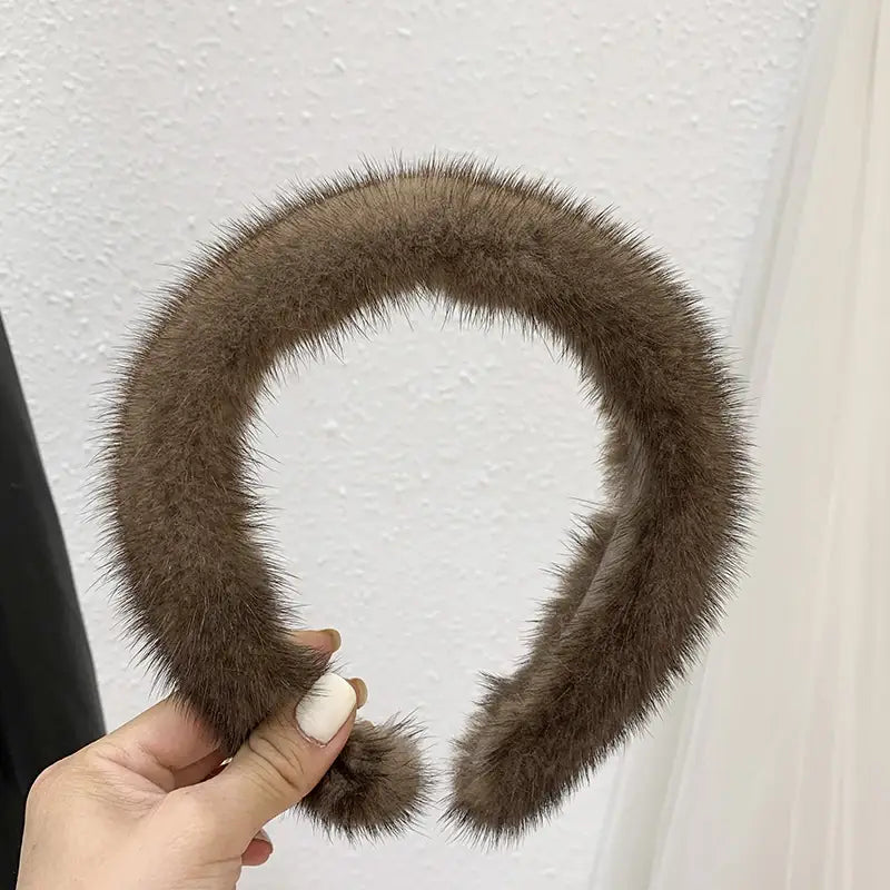 100% Real Mink Fur Headbands